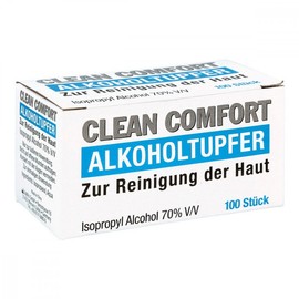 Clean Comfort Alcohol Swabs Pack of 100