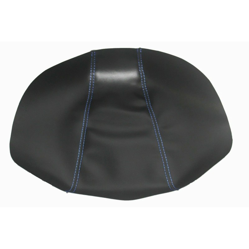 Kar Designers Leather w/Blue Stitch Center Console Lid Armrest Cover