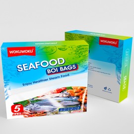 Seafood Boil Bags Large Size Boil Bag for Fish, Crab, Shrimp, and Veggies - Cooking and Storage bag (Large)