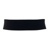 eVogues Plus Size Interlock Elastic Belt with Hook Closure Black