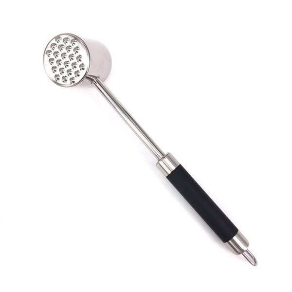 TopHomer Meat Tenderizer Mallet Stainless Steel Double Sided Meat Mallet