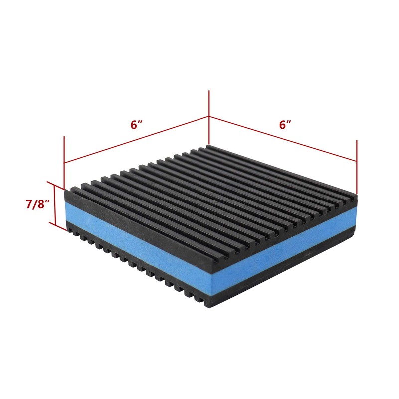 LBG Products Rubber Anti-Vibration Isolator Pads,Heavy Duty Blue EVA Pad