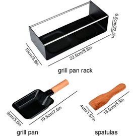 RoseFlower Mini Cheese Raclette Set, Portable Candlelight Cheese Melting Pan,Non Stick Raclette Grill, Cheese Raclette Melter for Grill, Suitable for Cheese, Meat, Fish...with Spatula