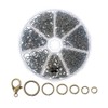 Mr. Pen- Open Jump Rings, Bronze, 1014 Pcs, 6 Sizes