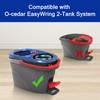 JEHONN Spin Mop Replacement Heads, Base, Handle for O-Cedar EasyWring