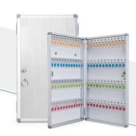 Aluminum Key Box (120/160 Slots) for Valuables, Security Offices, Parking Lots, Gyms 120-Key Capacity 2ea