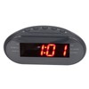Digital Alarm Clock Bedroom Large Display AM FM Radio LED
