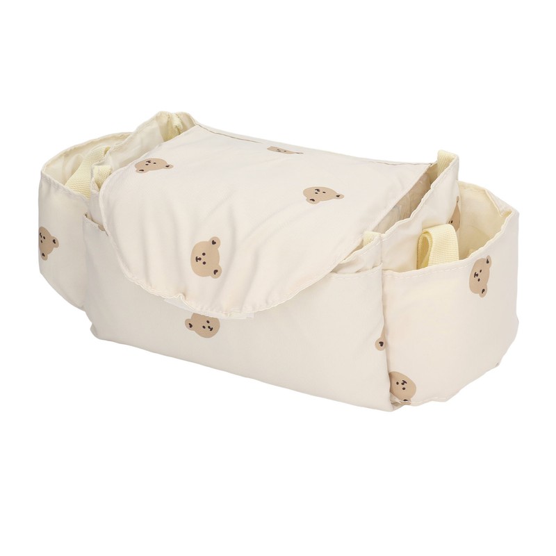 Baby Stroller Bag Stylish Portable Multipurpose Large Capacity Multiple Compartments