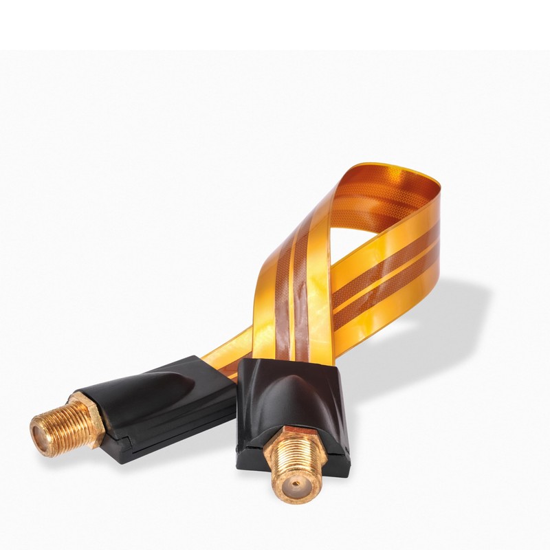 BIGtec Window Feed-Through for SAT Cable Door Window Feed-Through Coupling