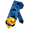 Corbata Flying Bats para hombre de Halloween por Three Rooker