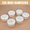 BOEEA 6 Pack Stackable Mini Ramekins - 1 oz/30 ml