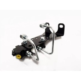 CNCDPT Black Proportioning Valve Disc Drum GM Under Floor / Bottom Mount Kit 9/16"&1/2"