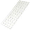 Adsamm® / 60 x Selbstklebende Filzgleiter/Weiß/ø 14 mm/Rund/Möbelgleiter aus Filz