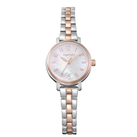 Angel Heart OA25PS-AM OA25PS-AM Women's Flowery Time Wristwatch, Kana Hashimoto, Solar, Combination Color, white pearl, Bracelet Type
