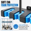 Fishing Rod Holder Wall Mount Rack Organizer, Holds 6 Rods