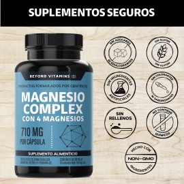 Kit 1 Multivitaminico Hombre + 1 Magnesio Complex Sabor Sin sabor
