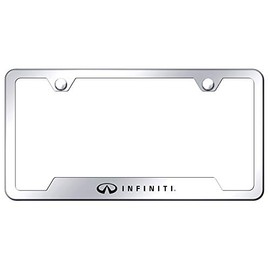 Infiniti Chrome Stainless Steel License Plate Frame by Au-Tomotive Gold, Inc.