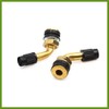 HOPESPANNER Brass Angled Tubeless Tire Valve Stem 3pcs for Moped