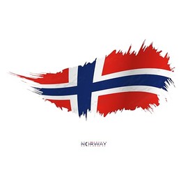 2 x Norway Airbrush Sticker 12 x 8 cm Car Sticker Flag