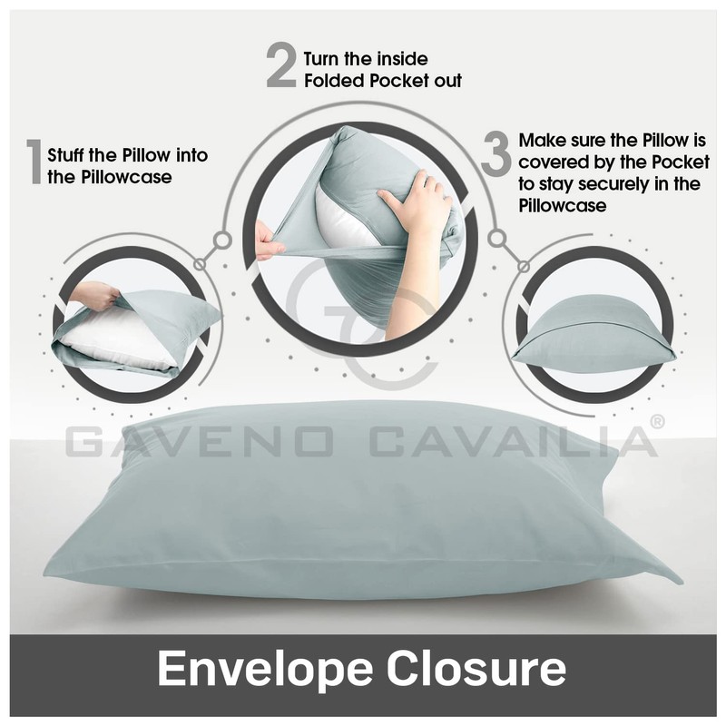 Soft & Cozy Non Iron Percale Sheets, Plain Bedding Bedsheets,