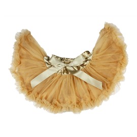 Petitebella Gold Brown Baby Skirt 3-12m