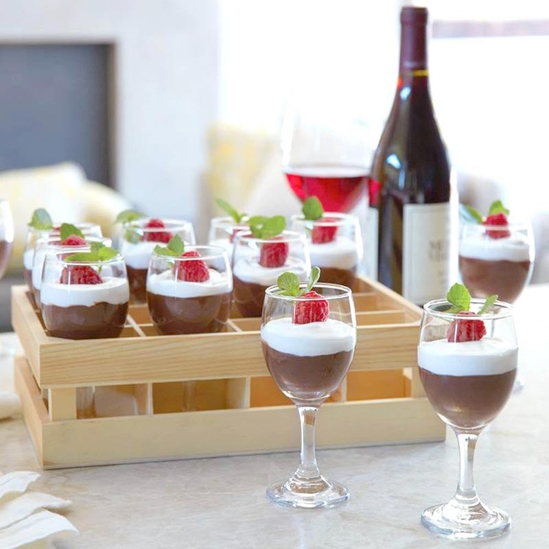 IWA Mini Wine Glasses with Crate Set of 12#27371