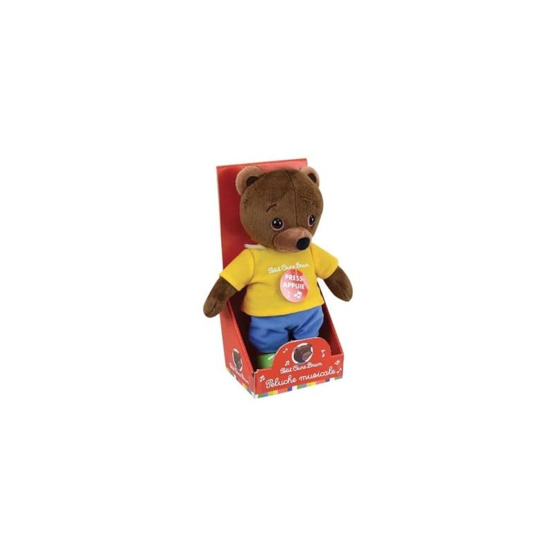 Jemini 023799 Little Bear Brown Plush Music +/20 cm