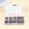 Hepzest 800Pcs Stainless Steel Self Tapping Screw Assortment Kit Lock