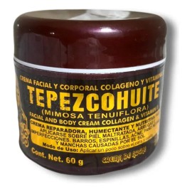 Crema De Tepezcohuite Noche Y Día 60gr Indio Papago Manchas                                                                                           
