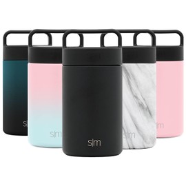 Simple Modern Food Jar Thermos for Hot Food | Reusable Stainless Steel Vacuum Insulated Leak Proof Lunch Storage for Smoothie Bowl, Soup, Oatmeal | Provision Collection | 16oz | Midnight Black