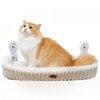 Cordless Cat Window Perch, Large Size Hammock with 4 Strong