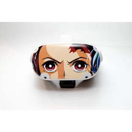 Water Breath Anime Eyes Skin Wrap for Oculus Quest 2 – VR Headset and 2 Controllers | Protective, Smooth, Laminated Vinyl with Strong Adhesive | Easy Installation and adjustability | Made in The USA