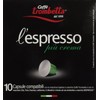 Trombetta l'espresso Piu Crema, 10 Count (Pack of 8)