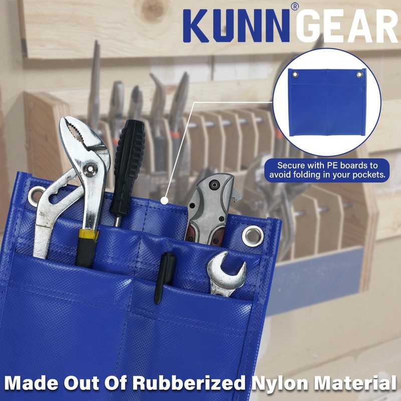 KUNN Firefighter 4-Pocket Tool Pouch Inside Turnout Coat Bunker Pocket