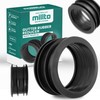 Millto™ Gutter Drain Pipe Reducer 90/110 Rubber Hose Connector Gutter