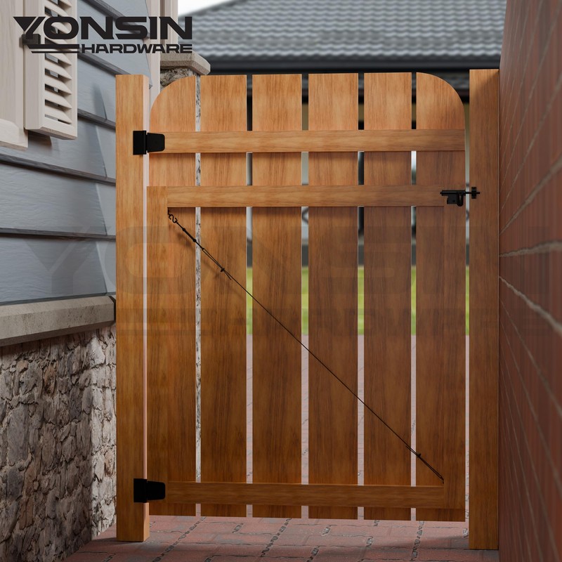YONSIN Anti-Sag Gate Hardware Kit for Wooden Fence Gate, Anti-Sagging