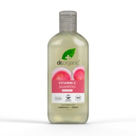 Dr Organic Guava Shampoo, Vitamin C, Coloured Hair, Mens, Womens, Natural, Vegan, Cruelty-Free, Paraben & SLS-Free, Organic, 265ml, Packaging may vary