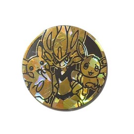 CInderace Pokemon Coin - Large Size - 2 inches - Silver Plastic - Battle Academy