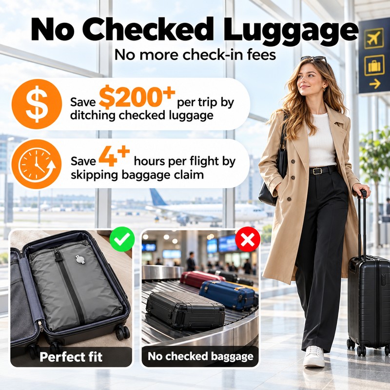 17L Vacuum Compression Storage Bag for Travel – Reusable Waterproof