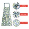 Dokpav 2pcs Delantal De Cocina De Mujer Mandil Con Bolsillo