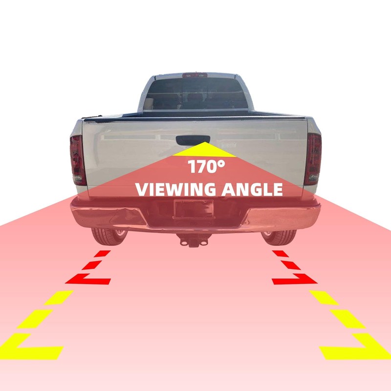 Dasbecan Tailgate Handle with Backup Rear View Camera Compatible with