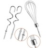 MEISO 3Pcs Whisk Attachment, Food-Grade Stainless Steel Hand Mixer Attachments,