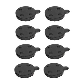 Pastilla de freno para scooter, 4 pares de pastillas de freno de disco semimetálicas de cobre rojo de repuesto para scooter eléctrico de 10 pulgadas