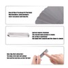 2 PCS Stainless Steel Feeler Gauge Set, 32 Blades 0.04-0.88