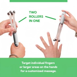 VVEEKEND Finger Massager Roller, Hand Massage Tool, Improves Circulation, Relieves Arthritis, Hand Pain and Stress, Ideal for Fingers, Hands and Palms
