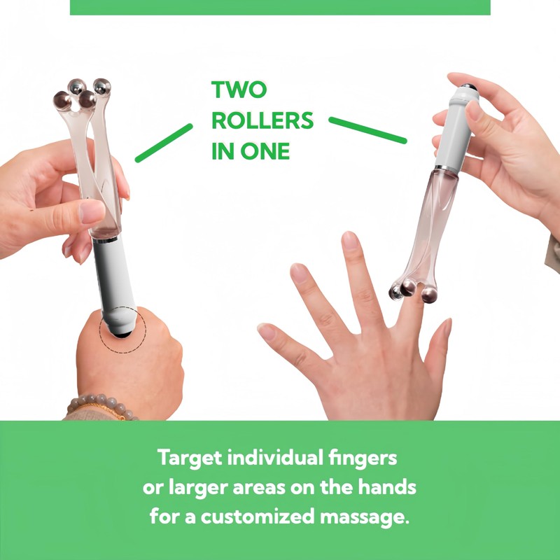 VVEEKEND Finger Massager Roller, Hand Massage Tool, Improves Circulation, Relieves