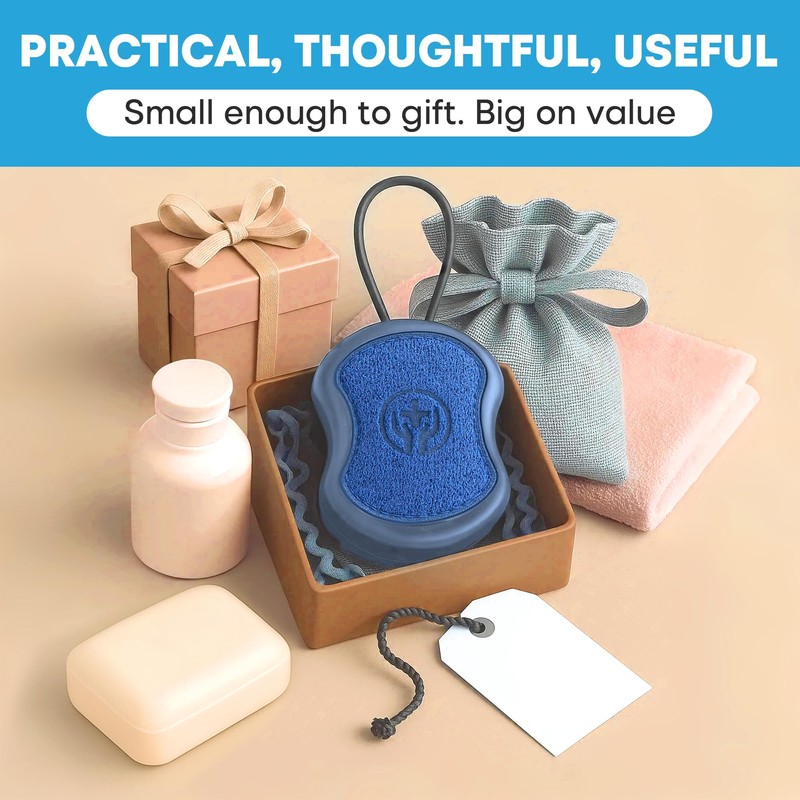 Shower Scrubber for Body 2-in-1 : 2 - Pack High