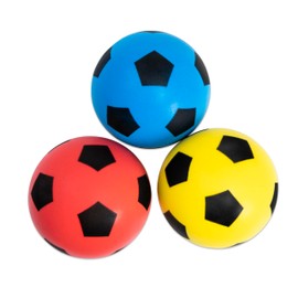 Betzold Sports Soft Balls Set of 3 Soft Football Foam Ball Children's Ball