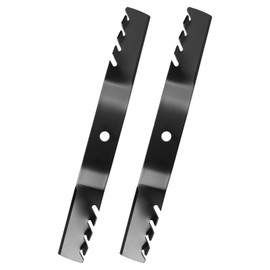 Keycci M170642 Blades Compatible with John Dee re X350 X330 X354 X370 X380 Z335E Z335M Z345M Z345R, Fit for John Dee re 42 Inch Deck Mower, 2 Pack (M170642 Blades Toothed)