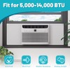 Chiligent Window AC Side Panels, 17" H × 19.25" W
